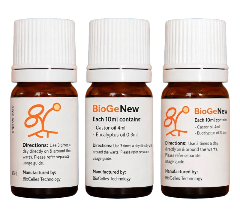 BioGeNew HPV Genital Warts Anal Wart, skin tags, Verruca, Condyloma
