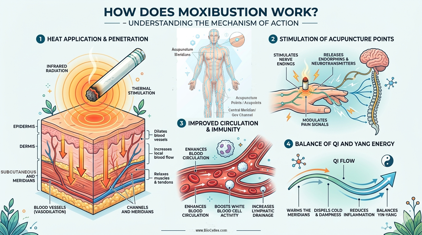 Moxibustion Mechanism - how it works