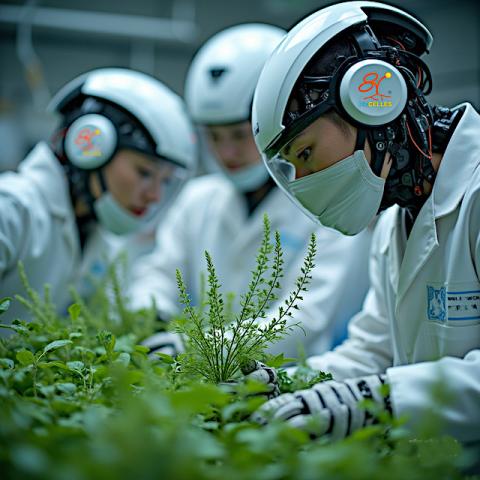 Biotech lab BioCelles quality herbal plantation