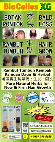 BioCelles Hair Essence rollup banner